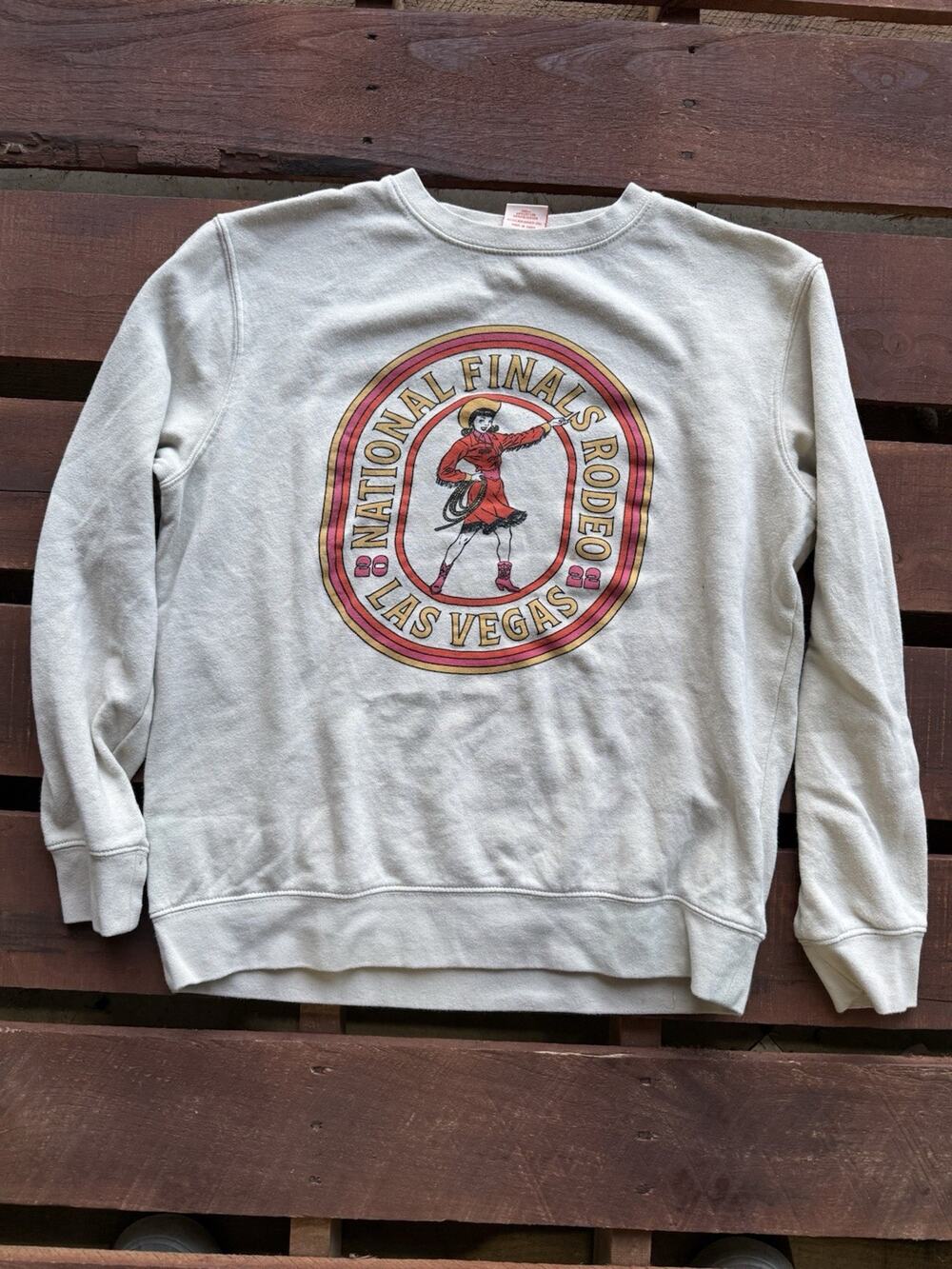Official PRCA ProRodeo National Finals Rodeo NFR 2022 Las Vegas Sweatshirt Med